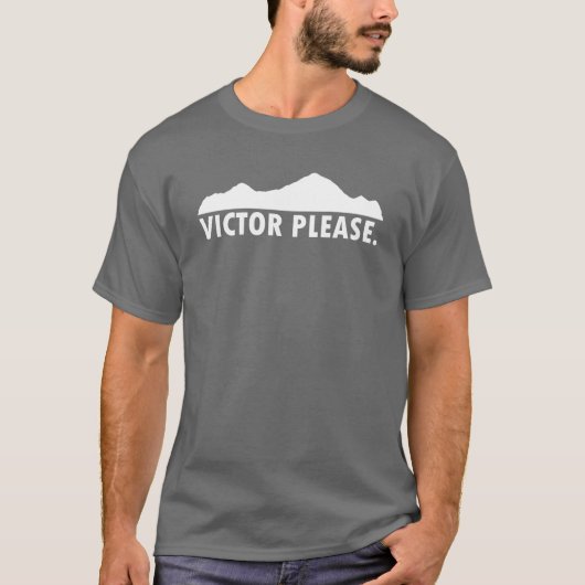 Victor Idaho Bitte T-Shirt (Vorderseite)