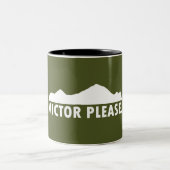 Victor Idaho Bitte Zweifarbige Tasse (Mittel)
