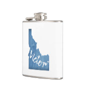 Victor Idaho Wood Grain Flachmann (Links)