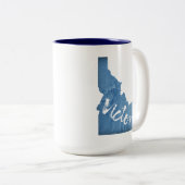 Victor Idaho Wood Grain Zweifarbige Tasse (VorderseiteRechts)