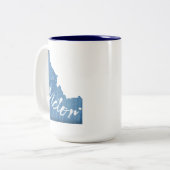 Victor Idaho Wood Grain Zweifarbige Tasse (Vorderseite Links)