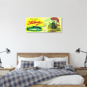 Victor Lmon Can LabelYes Bay, AK Leinwanddruck (Insitu (Schlafzimmer))