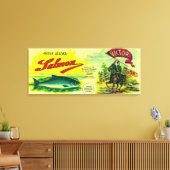 Victor Lmon Can LabelYes Bay, AK Leinwanddruck (Insitu (Wohnzimmer))