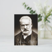 Victor Marie Hugo - Portrait Postkarte (Stehend Vorderseite)