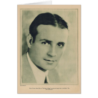 Victor Varconi 1927 Vintage Porträtkarte