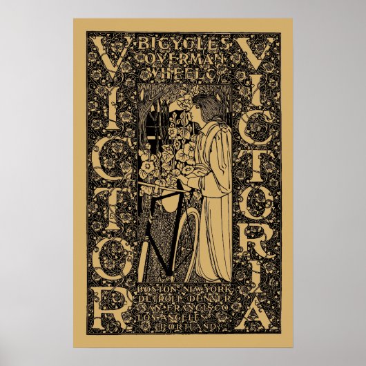Victor, Victoria Bicycle Ad Poster (Vorne)