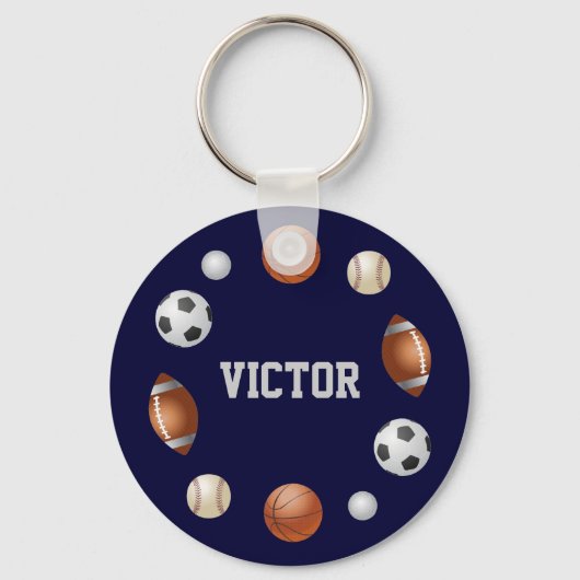 Victor World of Sports Name Schlüsselanhänger - Na (Vorderseite)