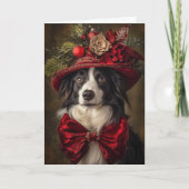 Victoran Border Collie Weihnachten (Vorderseite)