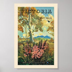 Victoria Australien Vintage Poster 1944