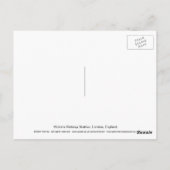 Victoria Bahnhof Postkarte (Rückseite)