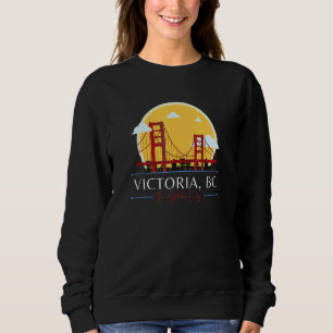 Victoria BC Golden Gate Bridge schlechte Geographi Sweatshirt