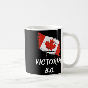 Victoria Bc Kanada Splatter Flag Reise Urlaub  Kaffeetasse