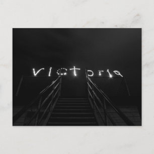 Victoria Bc Light Painting Postkarte