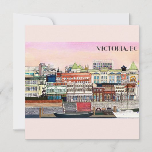 Victoria, BC Metropolitan Printable Karte (Vorderseite)