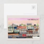 Victoria BC Metropolitan Travel Postcard Postkarte (Vorne/Hinten)