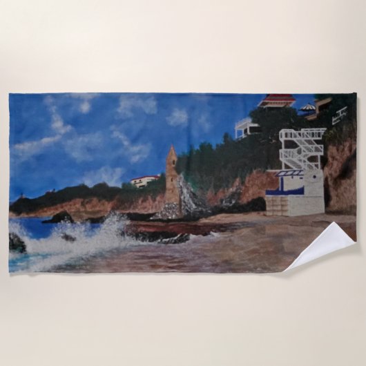 Victoria Beach Laguna Strandtuch (Vorderseite)