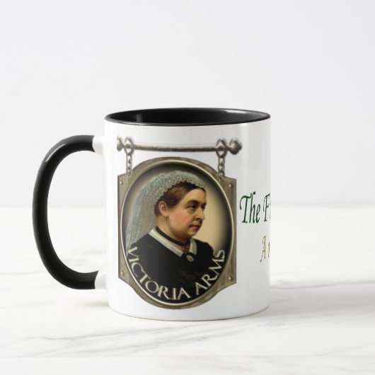 Victoria bewaffnet Kneipen-Zeichen Tasse (Links)