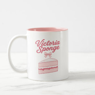 Victoria Biskuit Coquette Ästhetik Torte Zweifarbige Tasse