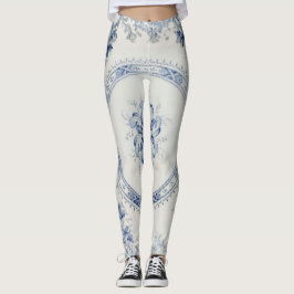 Victoria-Blau-Leggings Leggings