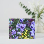 Victoria Blume Postkarte (Stehend Vorderseite)