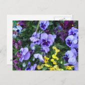 Victoria Blume Postkarte (Vorne/Hinten)