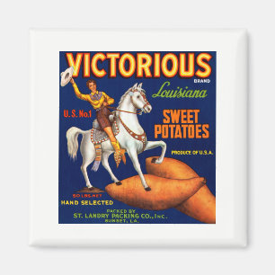 Victoria Brand Louisiana Sweet Potato Magnet