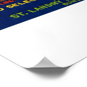 Victoria Brand Louisiana Sweet Potato Poster (Ecke)