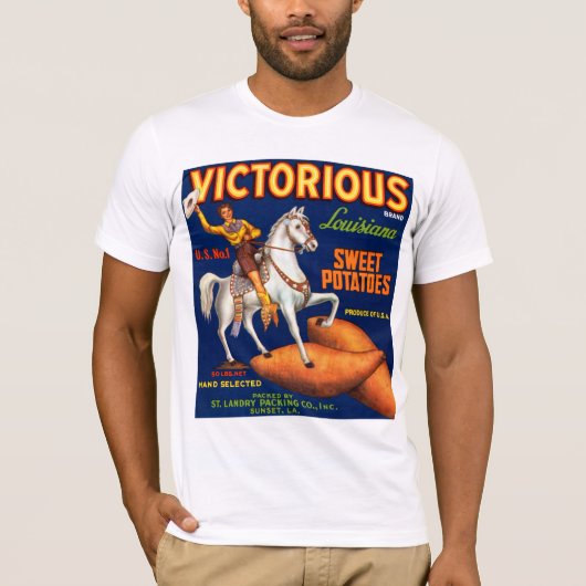 Victoria Brand Louisiana Sweet Potato T-Shirt (Vorderseite)
