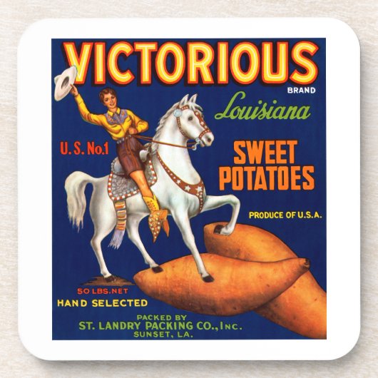 Victoria Brand Louisiana Sweet Potato Untersetzer (Vorderseite)