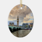 Victoria Bridge, London, England Keramik Ornament (Rechts)