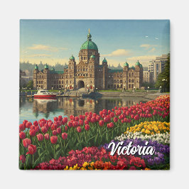 Victoria British Columbia Canada Travel Magnet