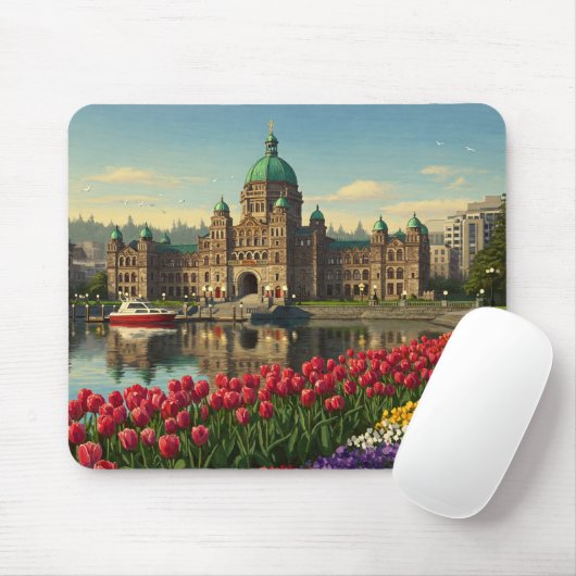 Victoria British Columbia Canada Travel Mousepad (Mit Mouse)