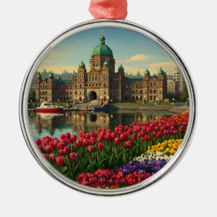 Victoria British Columbia Canada Travel Ornament Aus Metall