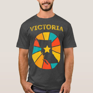 Victoria British Columbia Canada Vintag Distresse T-Shirt