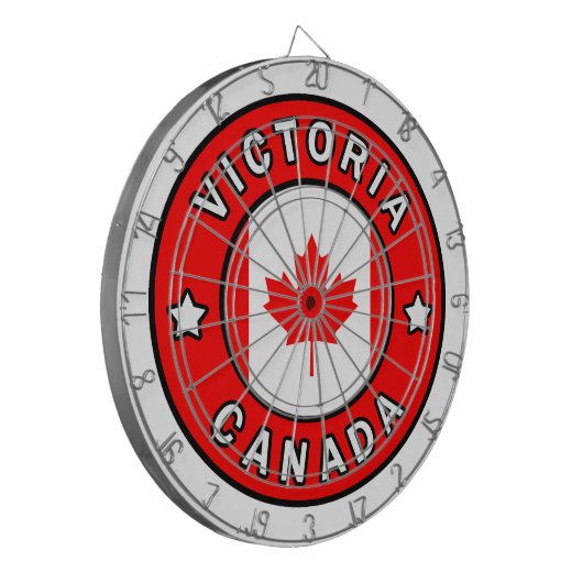 Victoria Canada Dartscheibe (Vorderseite Links)