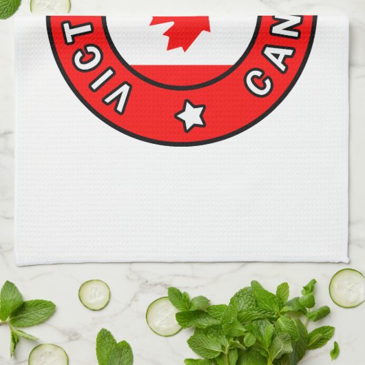 Victoria Canada Geschirrtuch (Gefaltet)