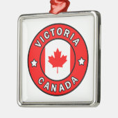 Victoria Canada Ornament Aus Metall (Links)