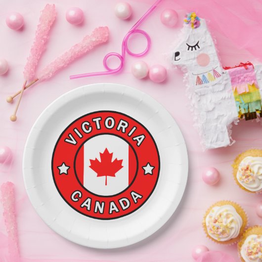 Victoria Canada Pappteller (Party)