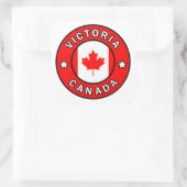 Victoria Canada Quadratischer Aufkleber (Tasche)