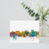 Victoria Canada Skyline Postkarte (Stehend Vorderseite)