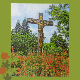 Victoria Christ Bronze Sculpture Winter Park, FL Puzzle