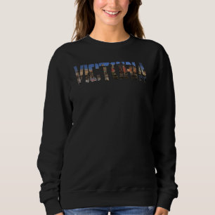 Victoria City Kanada Souvenir für Männer Frauen Sweatshirt