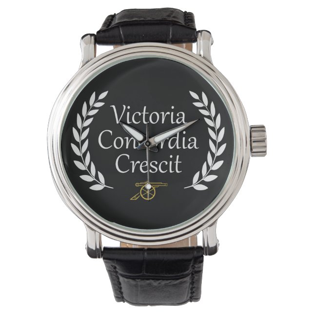 Victoria Concordia Crescity Arsenal Armbanduhr (Vorderseite)