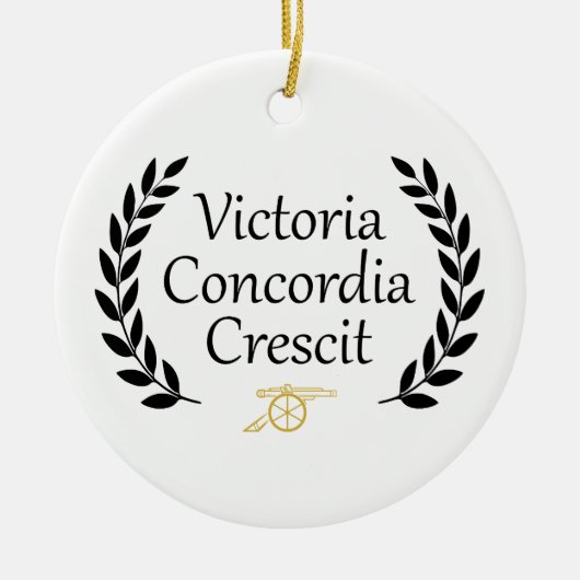 Victoria Concordia Crescity Arsenal Keramik Ornament (Vorne)