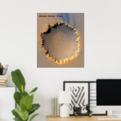 Victoria Crater - Meridiani Planum - Mars Poster (Heimbüro)