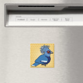 Victoria Crowned Pigeon Magnet (In Situ (Geschirrspüler))