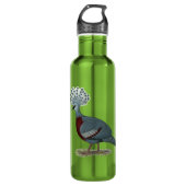 Victoria Crowned Pigeon Trinkflasche (Vorderseite)