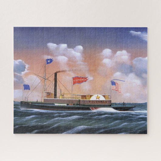 Victoria Dampftug 1859 Puzzle (Horizontal)