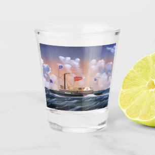 Victoria Dampftug 1859 Schnapsglas