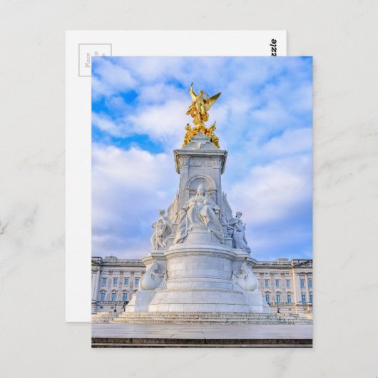 Victoria-Denkmal, Buckingham Palace, London Postc Postkarte (Vorne/Hinten)